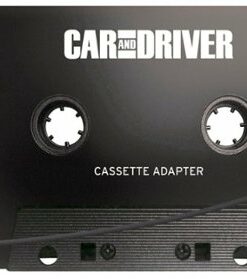 Car and Driver - Car Cassette Deck Digital Audio Adapter with 3.5mm AUX plug - Black
