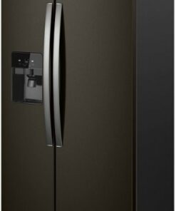 Whirlpool - 21.4 Cu. Ft. Side-by-Side Refrigerator - Black Stainless Steel