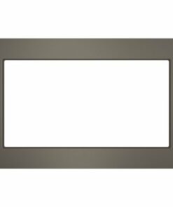 GE - 30" Trim Kit for Profile PEB7227BLTS Microwave - Black stainless steel