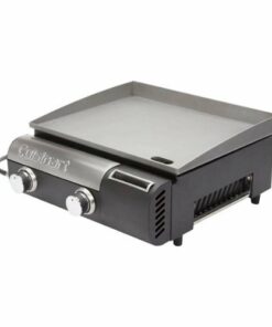 Cuisinart - Gourmet 243 sq. in. Griddle - Black stainless