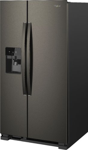 Whirlpool - 24.5 Cu. Ft. Side-by-Side Refrigerator - Black Stainless Steel 0