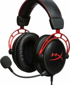 HyperX - Cloud Alpha Wired Stereo Gaming Headset for PC, Xbox X|S, Xbox One, PS5, PS4, Nintendo Switch, and Mobile - Red/black