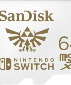 SanDisk - 64GB microSDXC UHS-I Memory Card for Nintendo Switch