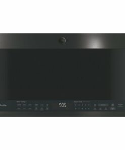 GE Profile - 2.1 Cu. Ft. Over-the-Range Microwave with Sensor Cooking - Black Stainless Steel