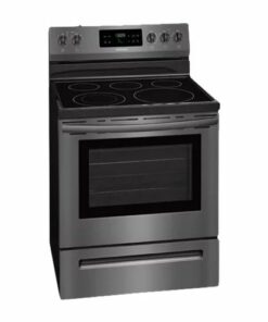 Frigidaire - 5.3 Cu. Ft. Self-Cleaning Freestanding Electric Range - Black Stainless Steel