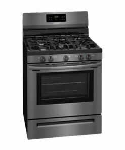 Frigidaire - 5.0 Cu. Ft. Self-Cleaning Freestanding Gas Range - Black Stainless Steel