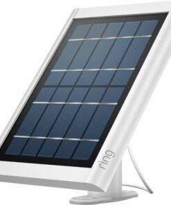 Solar Panel for Ring Spotlight Cam Battery and Stick Up Cam Battery - White