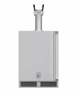 Hestan - 24" Double Faucet Outdoor Beer Dispenser - Stainless steel 0