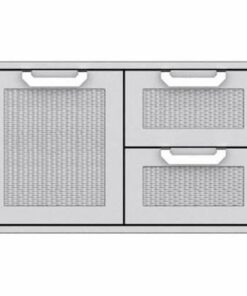 Hestan - AGSDR Series 36" Double Drawer and Storage Door Combination - Stainless Steel