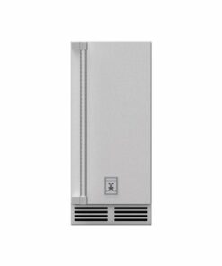 Hestan - 14.9" 55-Lb. Freestanding Icemaker - Stainless steel 0