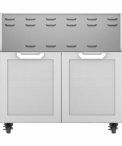 Hestan - Double-Door Tower Cart for 36" Gas Grills - Stainless Steel