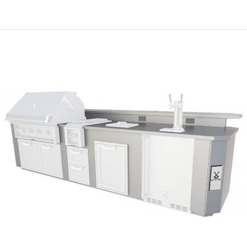 Hestan - Outdoor Living Suite - Silver 1