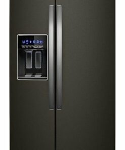 Whirlpool - 20.6 Cu. Ft. Side-by-Side Counter-Depth Refrigerator - Black Stainless Steel