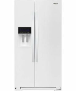 Whirlpool - 20.6 Cu. Ft. Side-by-Side Counter-Depth Refrigerator - White