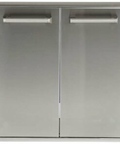 Coyote - 26-Gal. Touchless Pull Out Trash and Recycling Bin - Stainless Steel