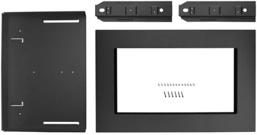 Whirlpool - 29.8" Trim Kit - Black stainless steel