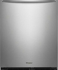 Whirlpool - 5.1 Cu. Ft. Built-In Mini Fridge - Stainless steel 0