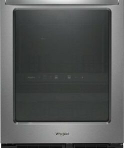 Whirlpool - 14-Bottle Beverage Cooler - Stainless steel