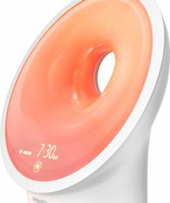 Philips - SmartSleep Sleep and Wake Up Light Therapy Lamp - White