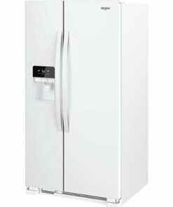Whirlpool - 24.5 Cu. Ft. Side-by-Side Refrigerator - White