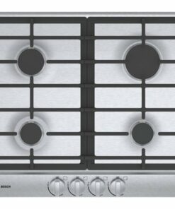 Bosch - 500 Series 24" Built-In Gas Cooktop with 4 burners - Stainless steel