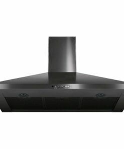 GE - 36" Convertible Range Hood - Black stainless steel 0