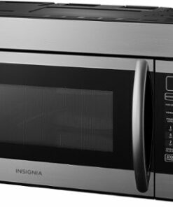 Insignia™ - 1.5 Cu. Ft. Convection Over-the-Range Microwave - Stainless steel