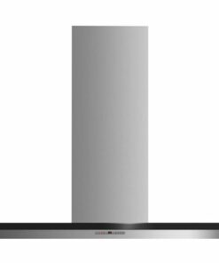 Fisher & Paykel - 35" Convertible Range Hood - Brushed stainless steel/black glass
