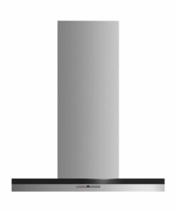 Fisher & Paykel - 30" Convertible Range Hood - Brushed Stainless Steel/Black Glass