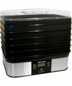 Weston - 6-Tray Food Dehydrator - Silver