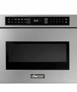 Dacor - 24" 1.2 Cu. Ft. Built-In Microwave Drawer with Multi-Sequence Cooking and Smart Moisture Sensor - Silver Stainless Steel