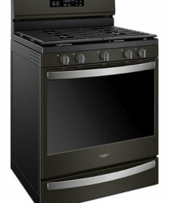 Whirlpool - 5.8 Cu. Ft. Self-Cleaning Freestanding Gas Convection Range - Stainless steel 0