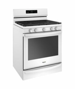 Whirlpool - 5.8 Cu. Ft. Self-Cleaning Freestanding Gas Convection Range - White