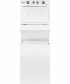 Whirlpool - 3.5 Cu. Ft. Top Load Washer and 5.9 Cu. Ft. Gas Dryer with Dual Action Agitator - White