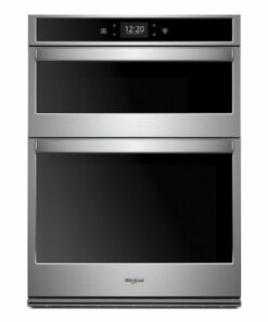 Whirlpool - 30" Built-In Electric Convection Double Wall Oven with Microwave with Air Fry when Connected - Stainless steel