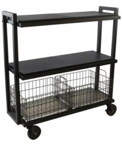 Atlantic - 3-Tier Cart System - Black