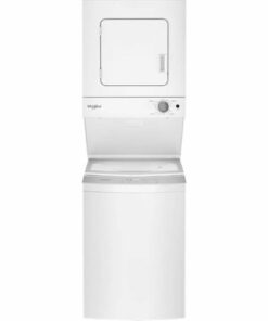 Whirlpool - 1.6 Cu. Ft. Top Load Washer and 3.4 Cu. Ft. Electric Dryer with Smooth Wave Stainless Steel Wash Basket - White 1