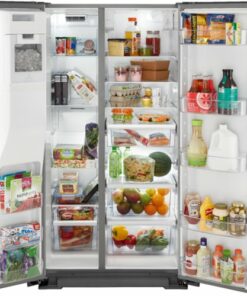 Whirlpool - 20.6 Cu. Ft. Side-by-Side Counter-Depth Refrigerator - Stainless steel 1
