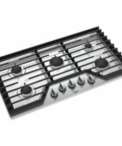 Whirlpool - 36" Gas Cooktop - Stainless steel 1