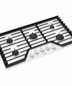 Whirlpool - 36" Gas Cooktop - White