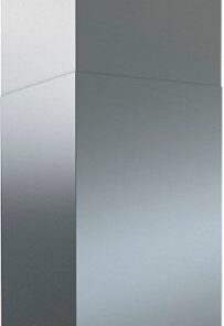Zephyr - Duct Cover Extension for ZOM - Black stainless steel