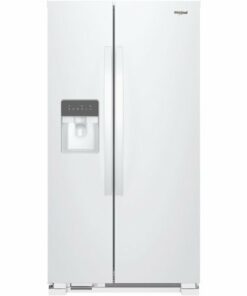 Whirlpool - 24.6 Cu. Ft. Side-by-Side Refrigerator - White