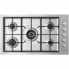 Fisher & Paykel - 35.4" Gas Cooktop - Stainless steel 0