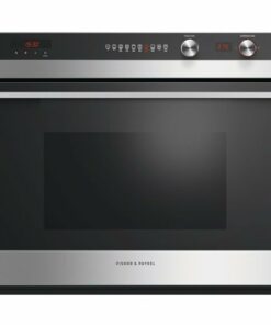 Fisher & Paykel - 29.9" Built-In Single Electric Wall Oven - Brushed Stainless Steel/Black Glass