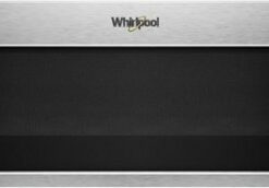 Whirlpool - 1.1 Cu. Ft. Low Profile Over-the-Range Microwave Hood Combination - Stainless steel 0