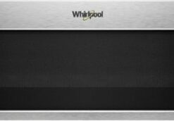 Whirlpool - 1.1 Cu. Ft. Low Profile Over-the-Range Microwave Hood Combination - Stainless steel 1