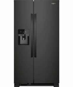 Whirlpool - 21.4 Cu. Ft. Side-by-Side Refrigerator - Black 1