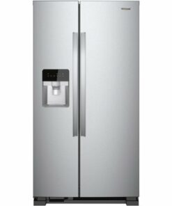 Whirlpool - 21.4 Cu. Ft. Side-by-Side Refrigerator - Monochromatic Stainless Steel 0