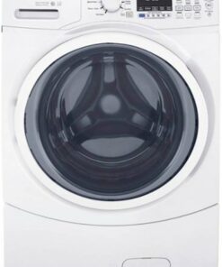 GE - 4.5 Cu. Ft. Stackable Front Load Washer - White