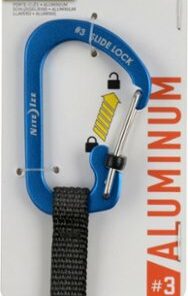 Nite Ize - SlideLock #3 Aluminum Key Ring - Blue
